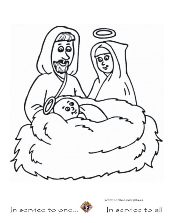Baby Jesus, Mary and Joseph