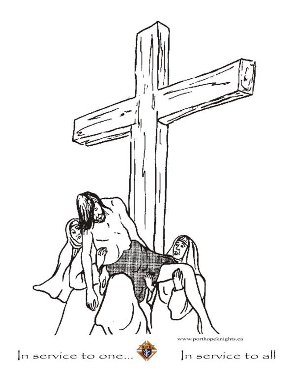 Jesus down from the Cross