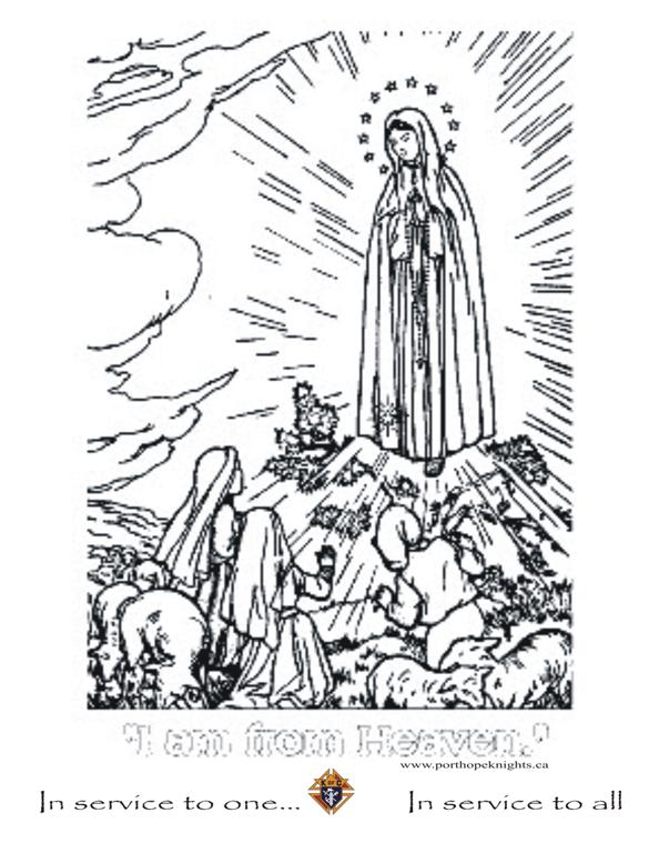 Marys Apparition to the 3 children in Portugal 1917