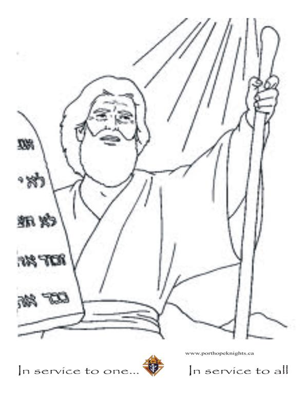 Moses receives the Commandments