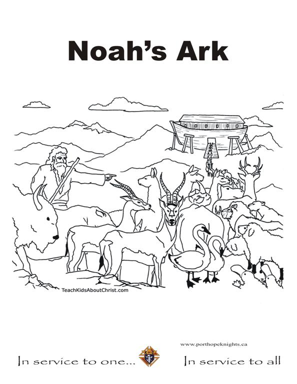 Noah collecting animals for his Ark
