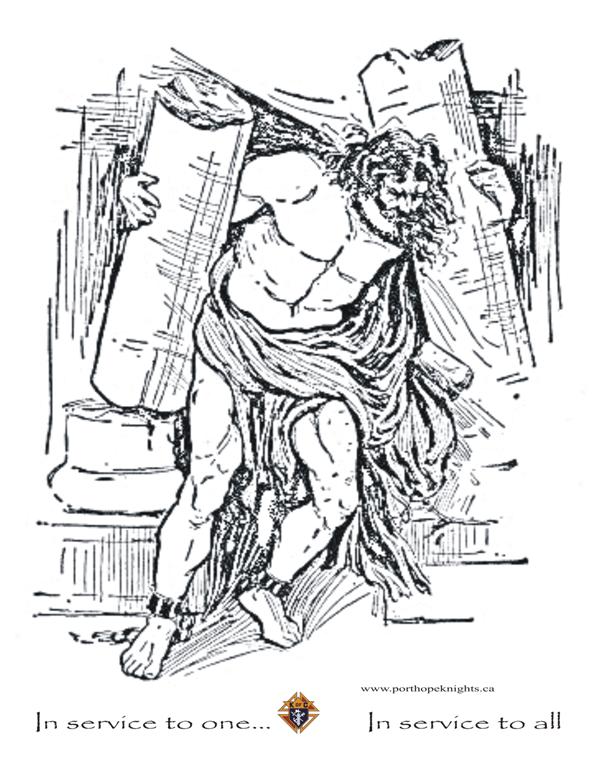 Samson at the Temple