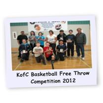 KofC Basketball Free Throw Competition - Jan. 29, 2012