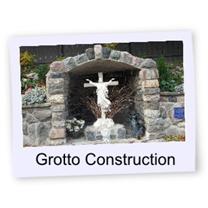 Grotto Construction in memory of Nick Bulkowski